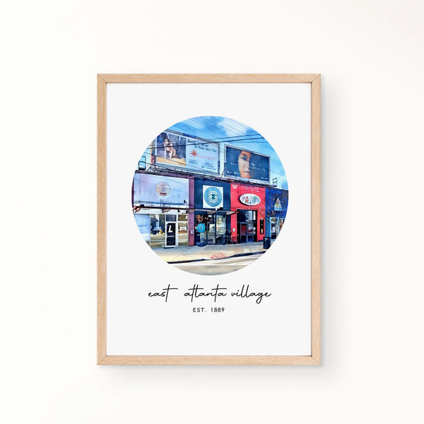 Neighborhood Wall Art - East Atlanta Village