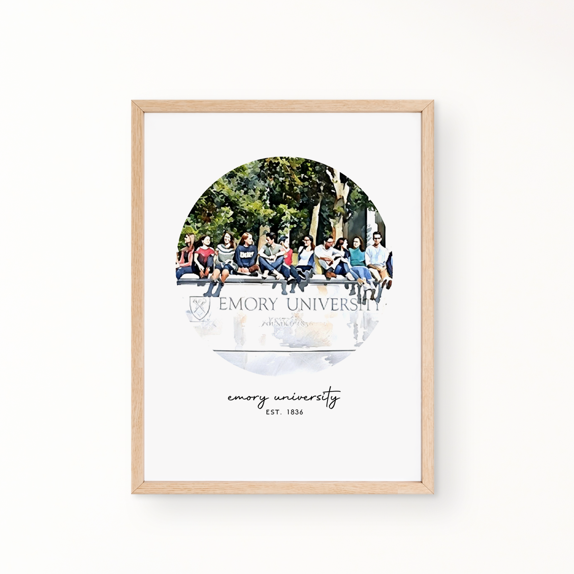 Neighborhood Wall Art - Emory University