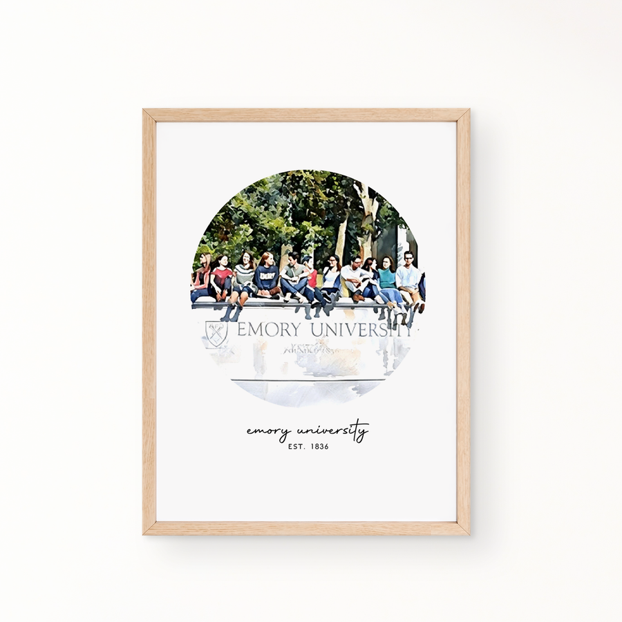 Neighborhood Wall Art - Emory University