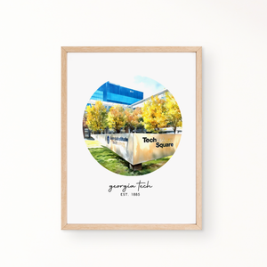 Neighborhood Wall Art - GEORGIA TECH