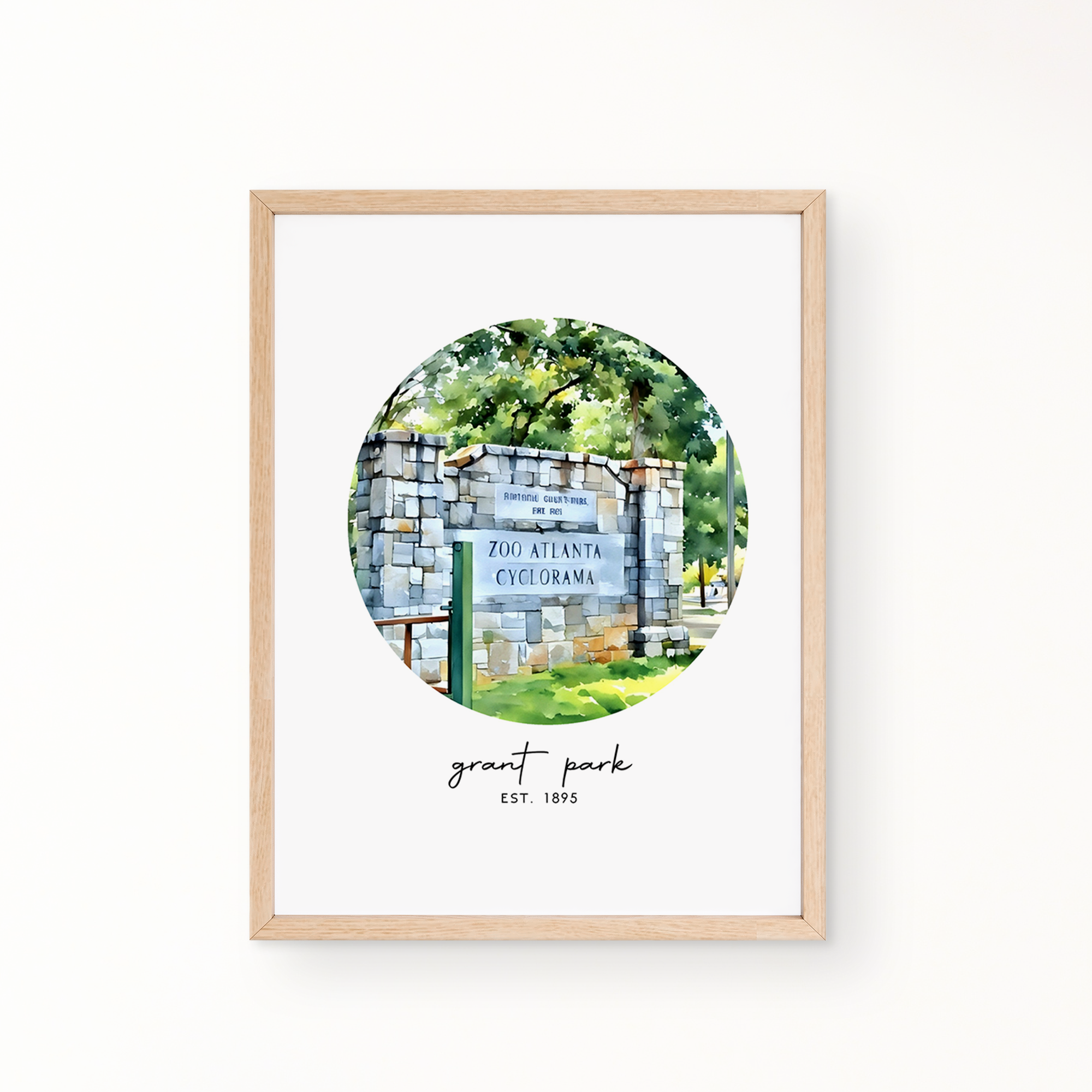 Neighborhood Wall Art - Grant Park