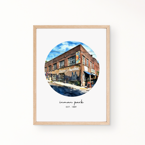 Neighborhood Wall Art - Inman Park