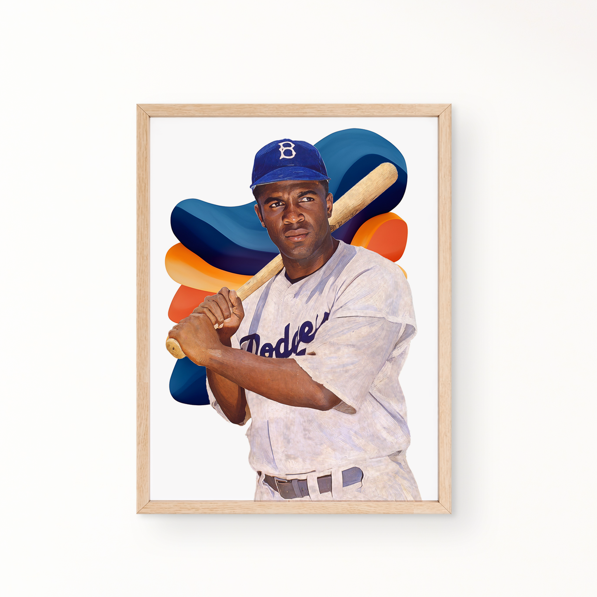 ATL Heroes Wall Art - JACKIE ROBINSON