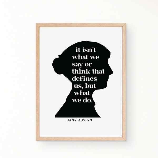 SILHOUETTE Wall Art - JANE AUSTEN