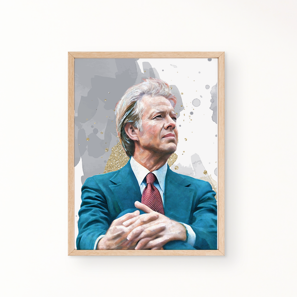 ATL Heroes Wall Art - JIMMY CARTER - the beehive