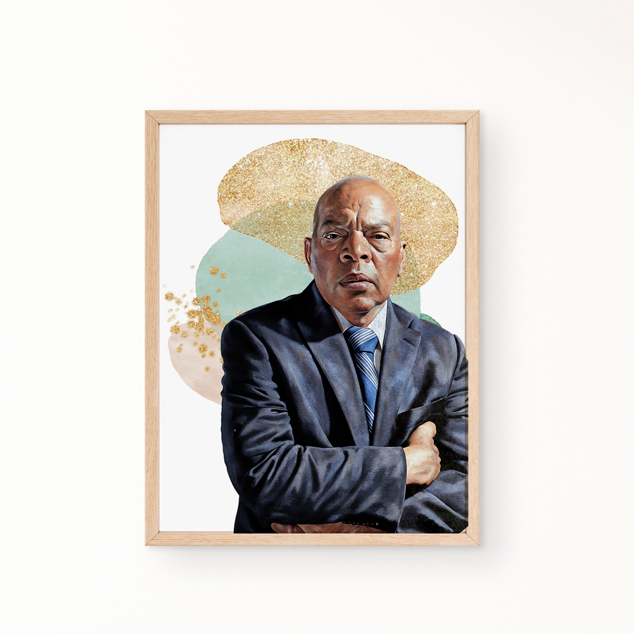 ATL Heroes Wall Art - JOHN LEWIS