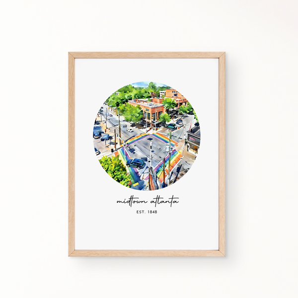 Neighborhood Wall Art - Midtown Atlanta