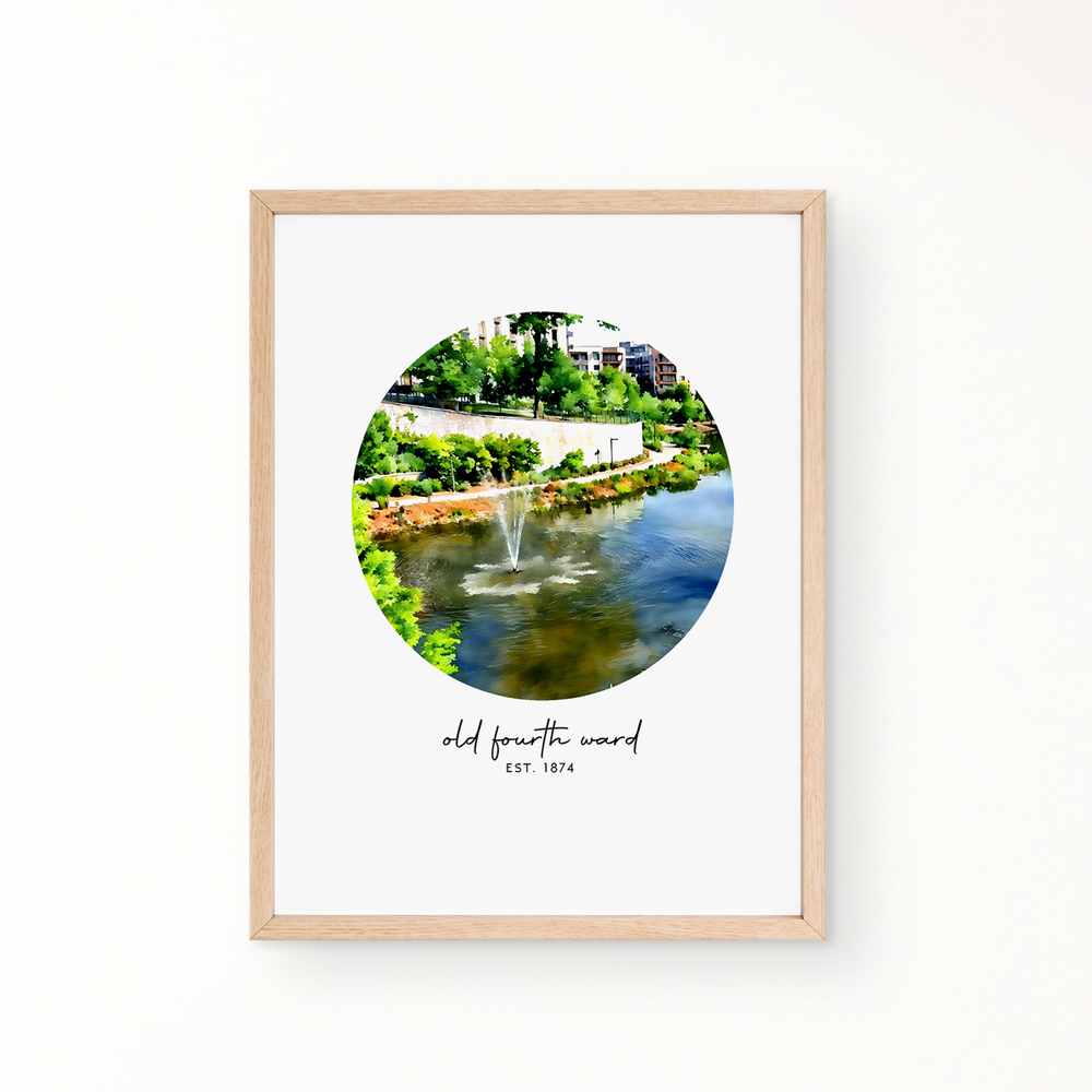 Neighborhood Wall Art - Old Fourth Ward