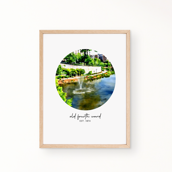 Neighborhood Wall Art - Old Fourth Ward