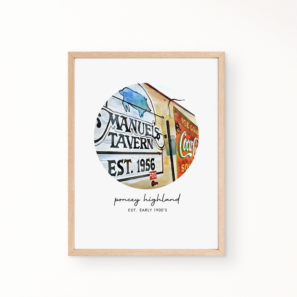 Neighborhood Wall Art - Poncey Highland