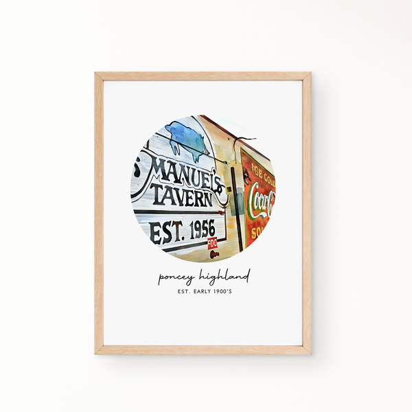 Neighborhood Wall Art - Poncey Highland - the beehive