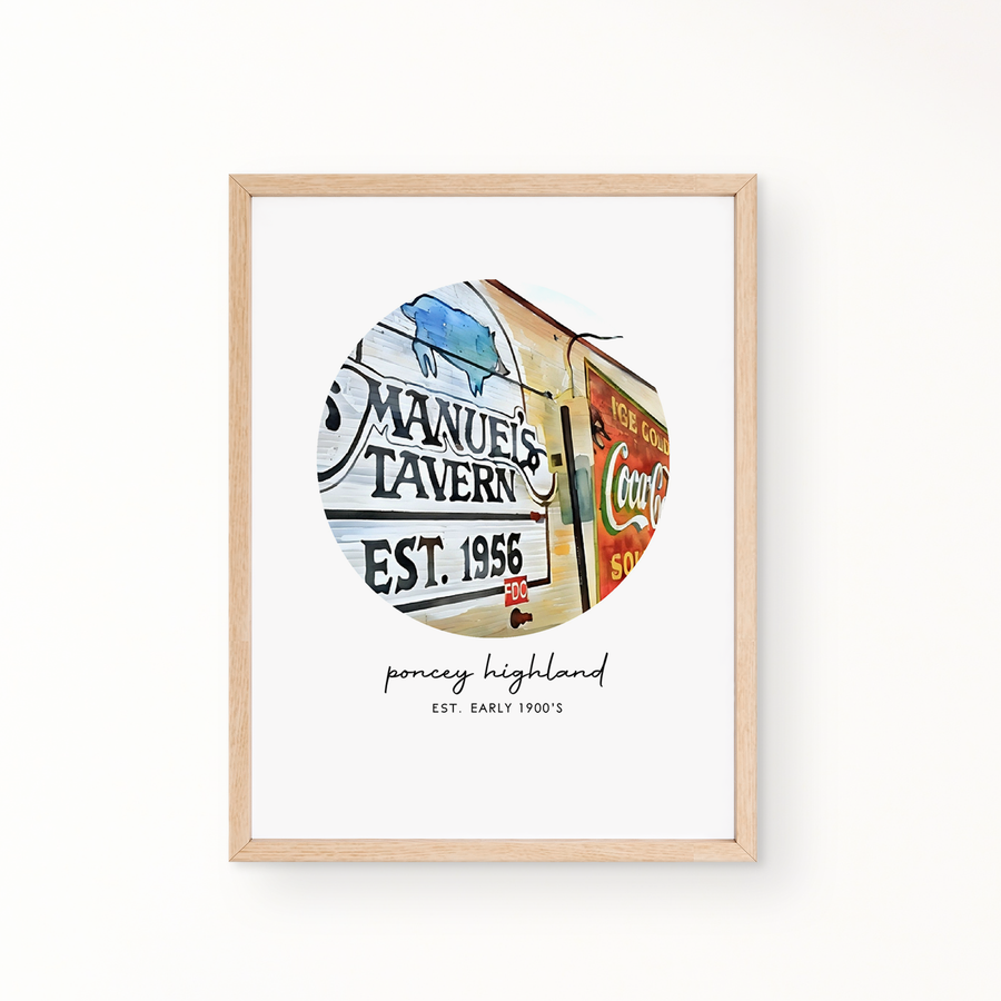 Neighborhood Wall Art - Poncey Highland