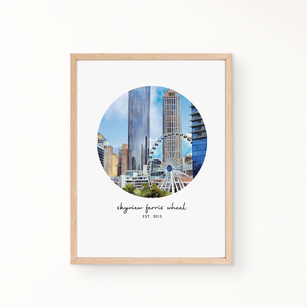 Neighborhood Wall Art - Skyview Ferris Wheel