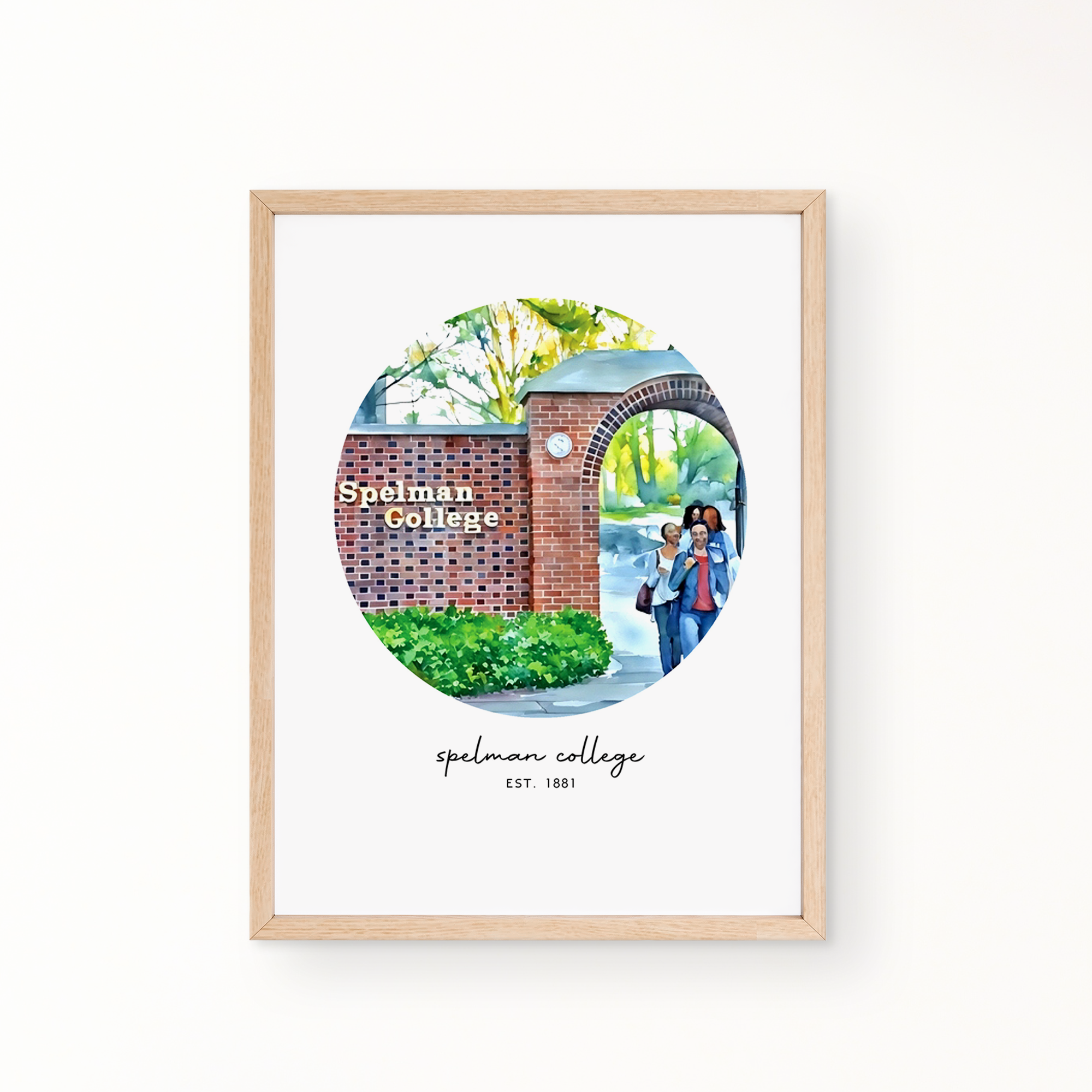 Neighborhood Wall Art - SPELMAN COLLEGE