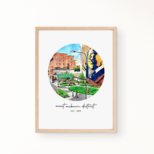 Neighborhood Wall Art - Sweet Auburn District