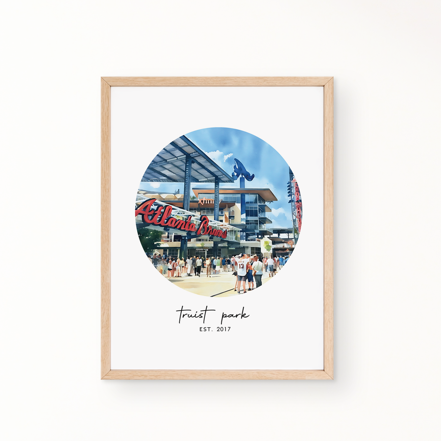 Neighborhood Wall Art - Truist Park