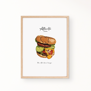 IYKYK Wall Art - RETRO DINER BURGER