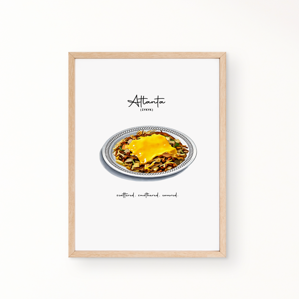 IYKYK Wall Art - WAFFLE HOUSE HASH BROWNS