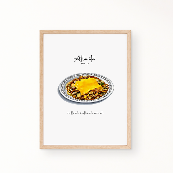 IYKYK Wall Art - WAFFLE HOUSE HASH BROWNS