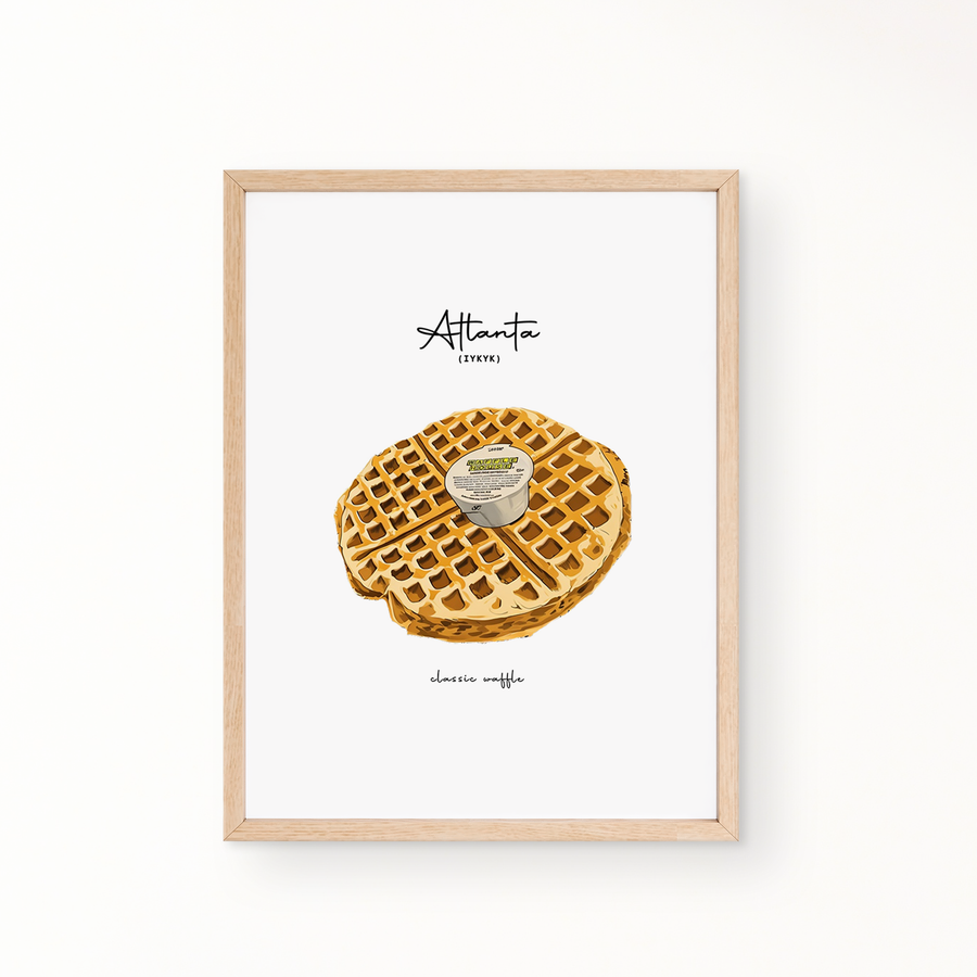 IYKYK Wall Art - WAFFLE HOUSE WAFFLE