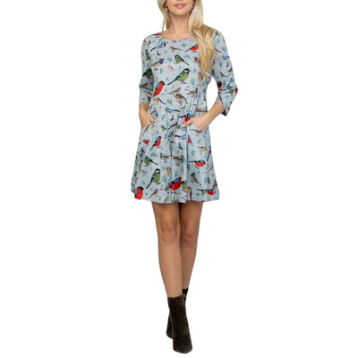 Fall Bird Tunic Dress