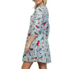 Fall Bird Tunic Dress