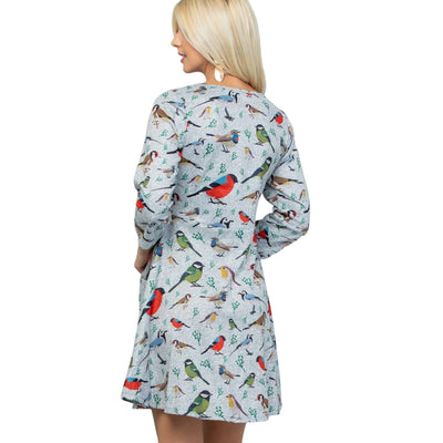 Fall Bird Tunic Dress