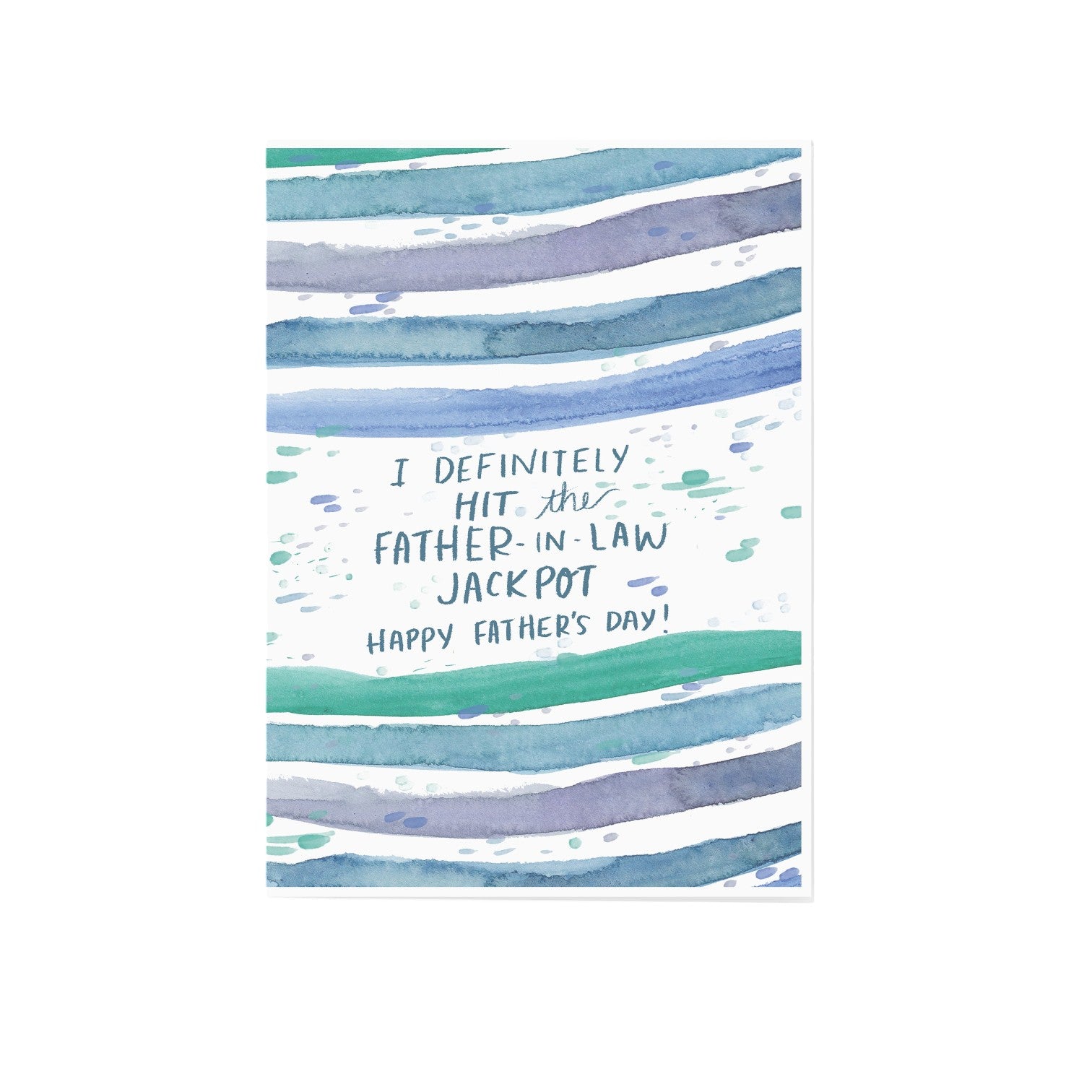 Greeting Card - Father's Day - Father in Law - Peach or Plum