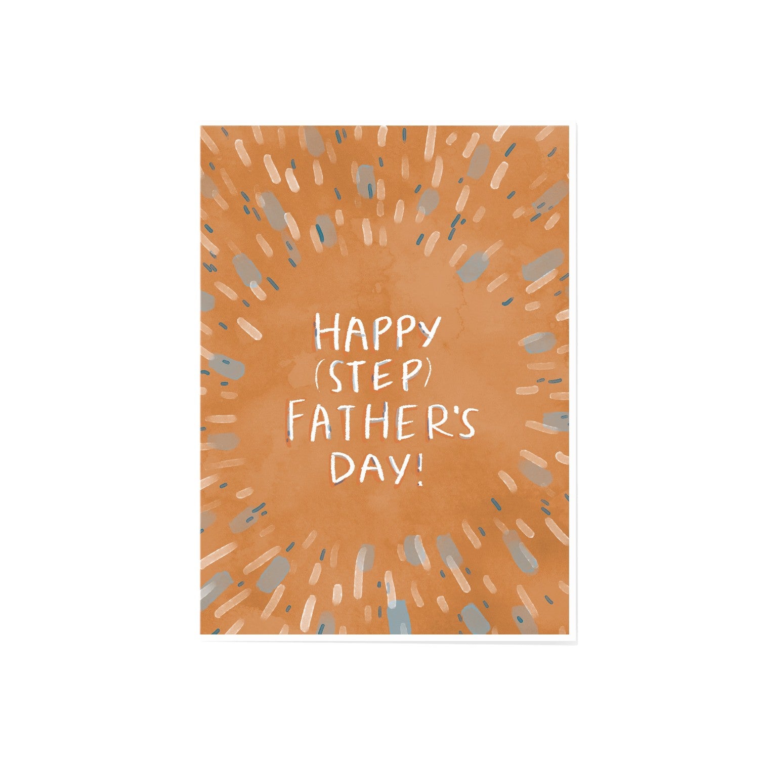 Greeting Card - Father's Day - Stepfather Stepdad - Peach or Plum