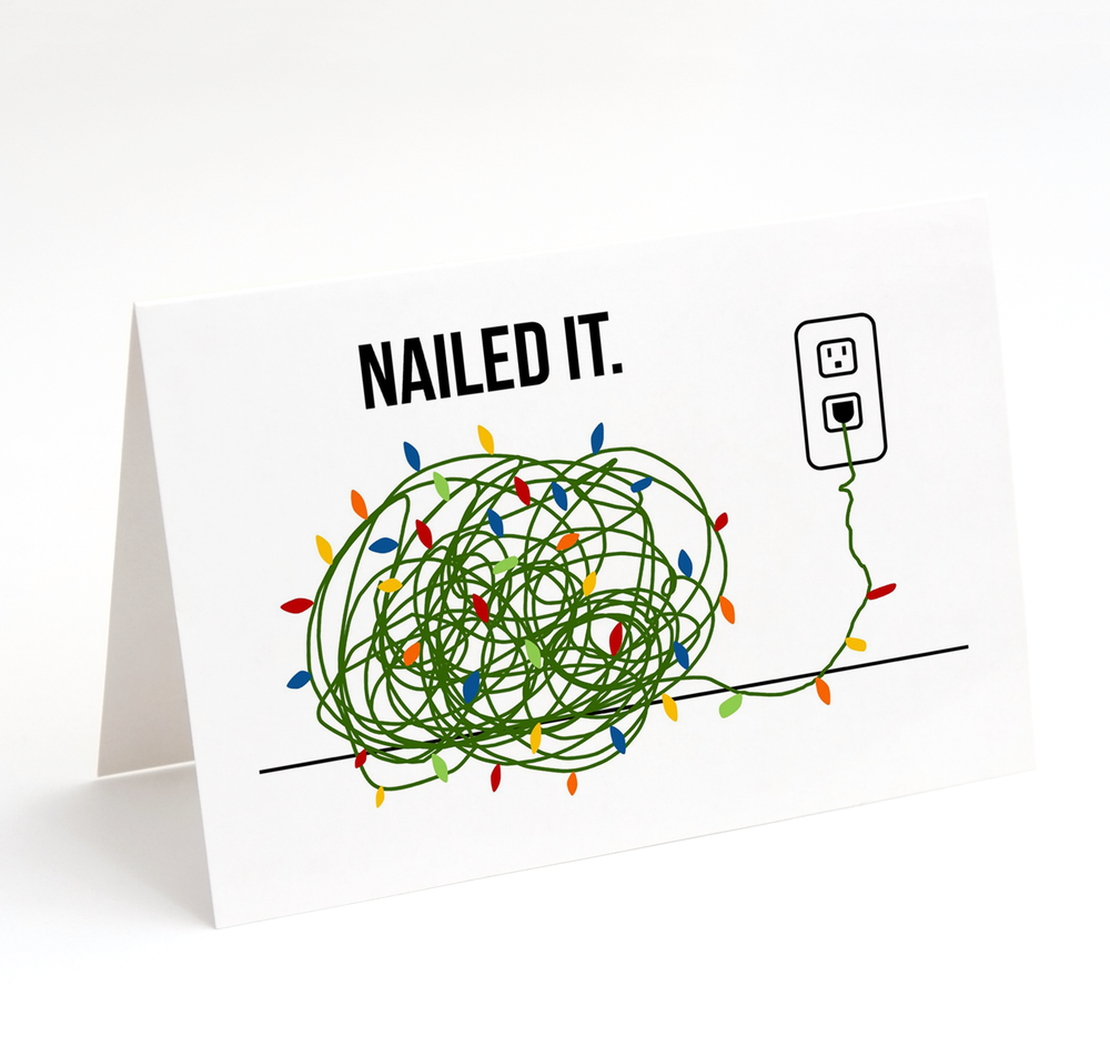 Holiday - NAILED IT Greeting Card
