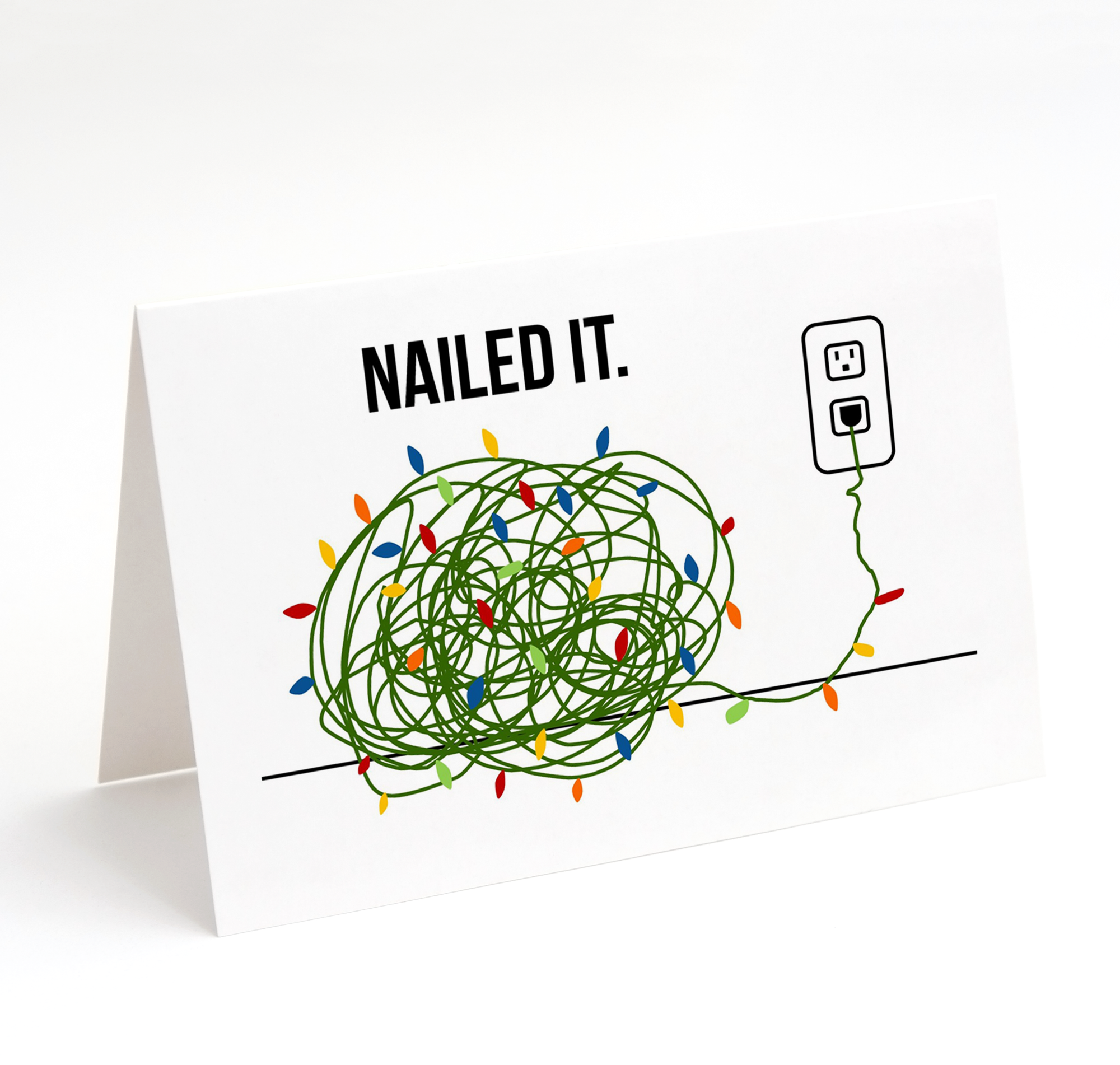 Holiday - NAILED IT Greeting Card