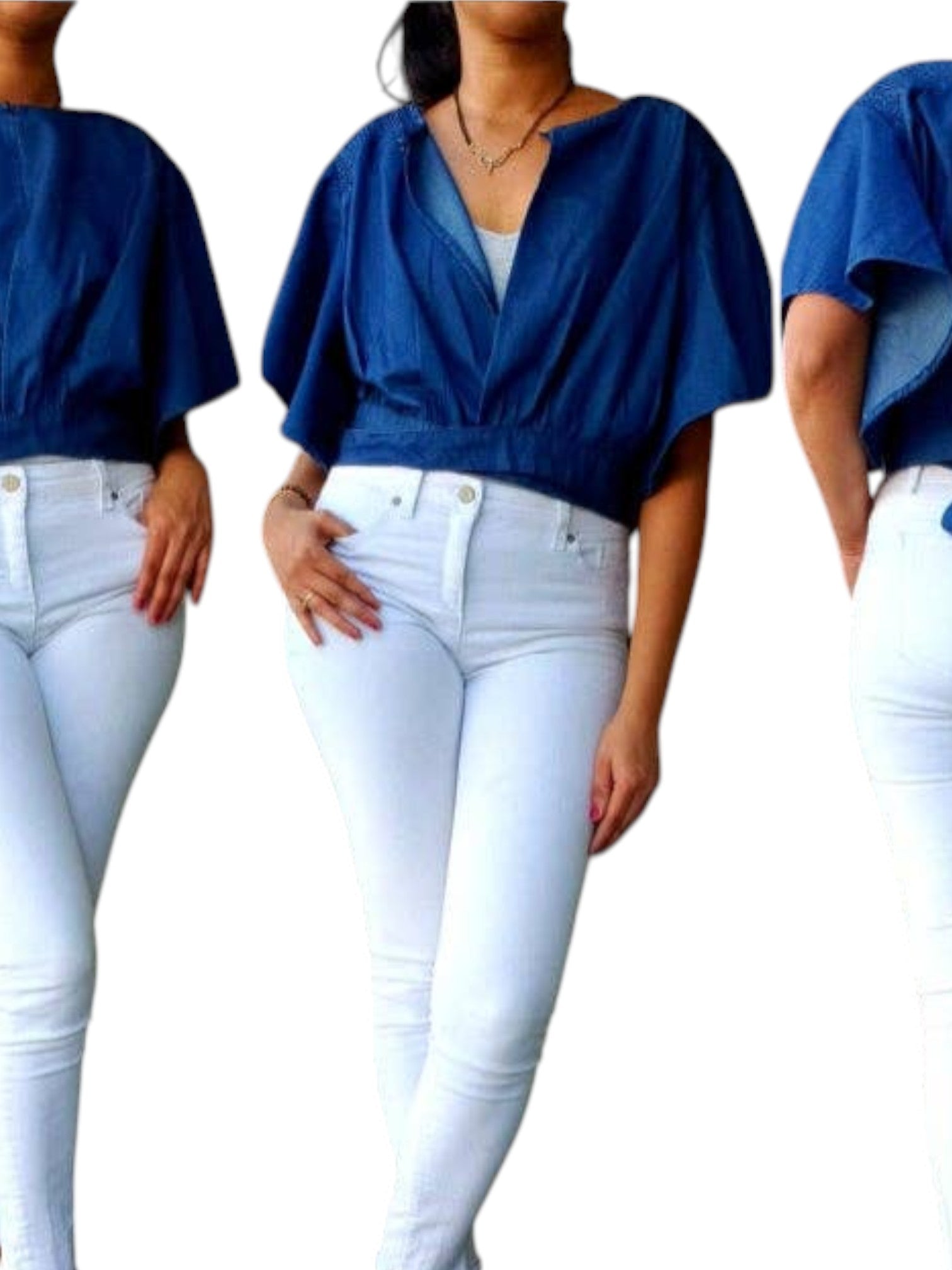 Haben Denim Crop Top