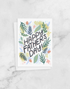 Greeting Card - Father's Day - Simple Happy Father's Day - Peach or Plum