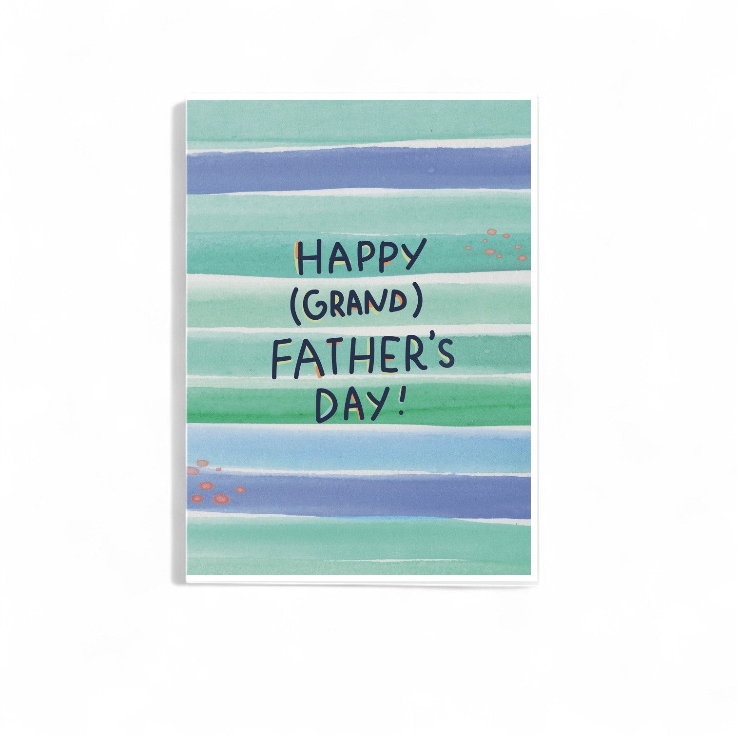 Greeting Card - Father's Day - Grandfather - Peach or Plum