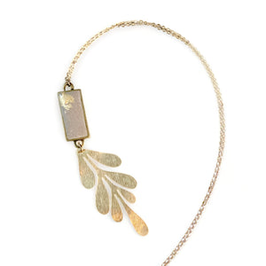 Concrete Mid Century Modern Necklace