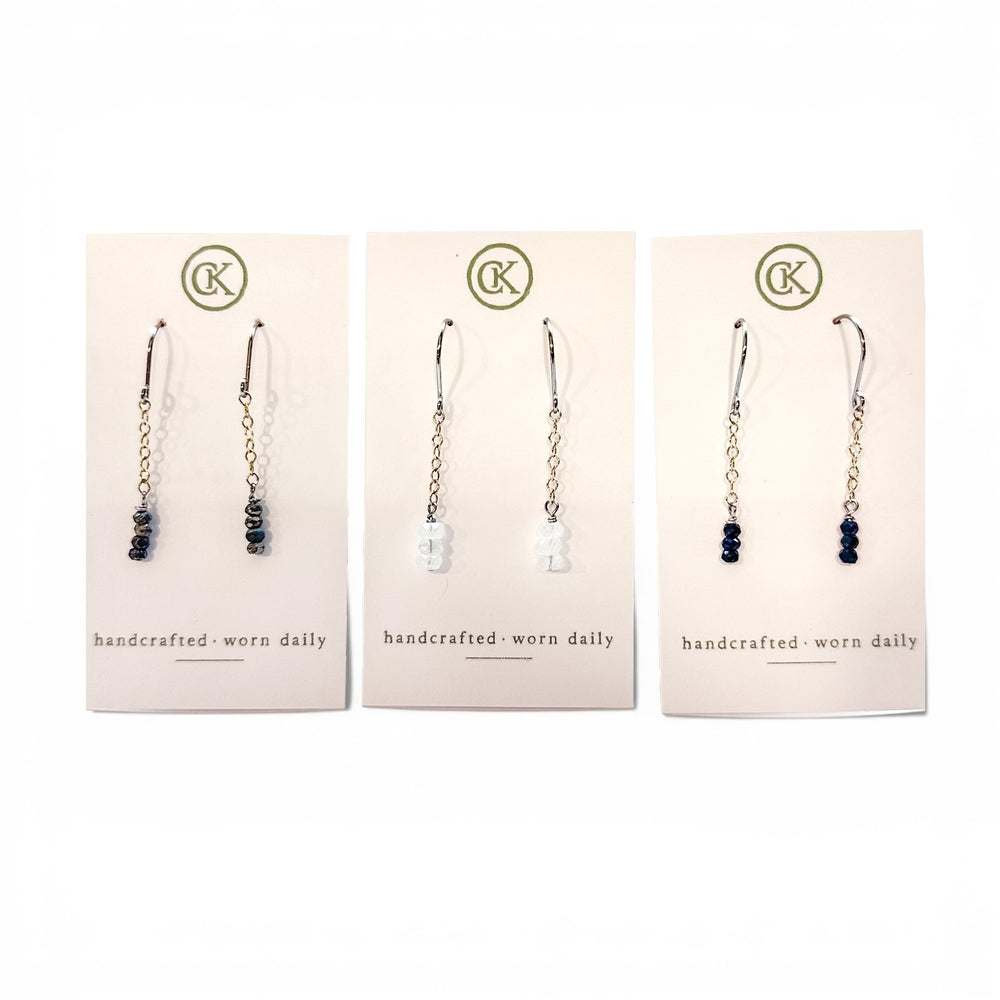 WHS Stone Drop Earrings