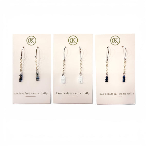 WHS 2026 Stone Drop Earrings