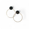 Zoe Circle Hoop Earrings