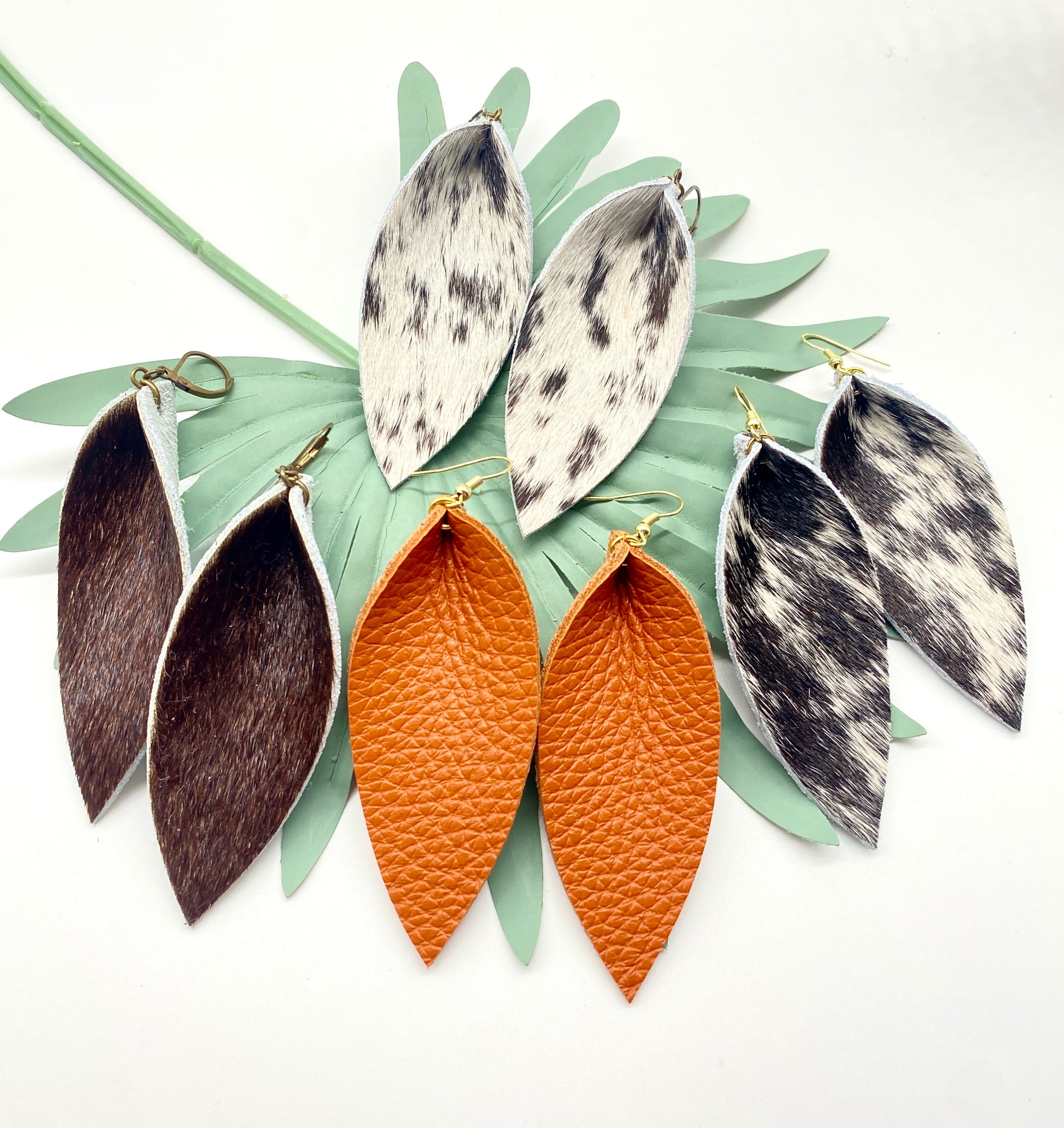 Leaf Earrings-Statement