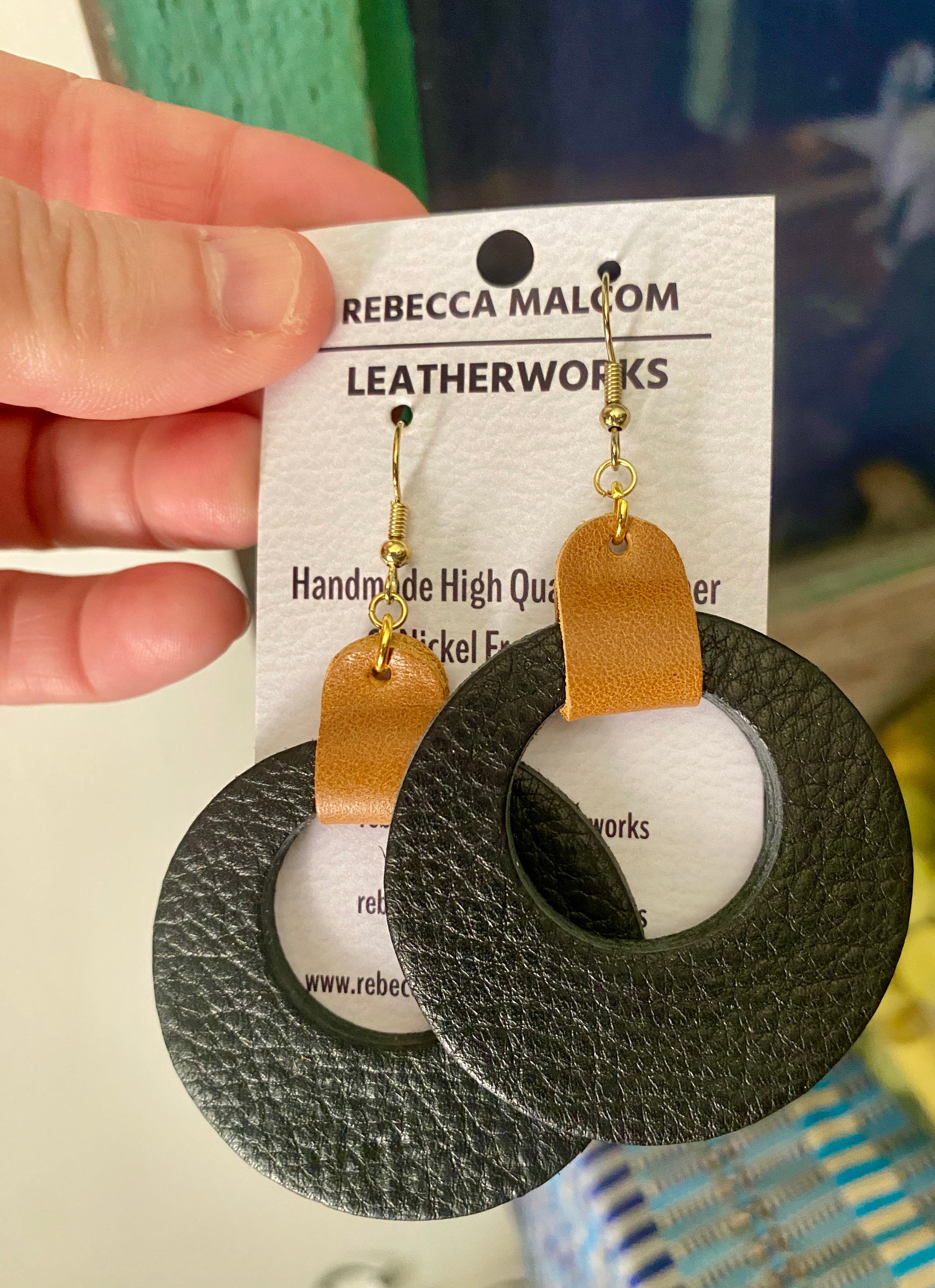 Large 70’s Circle Earrings