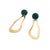 Lynn - Clay and Brass Earrings