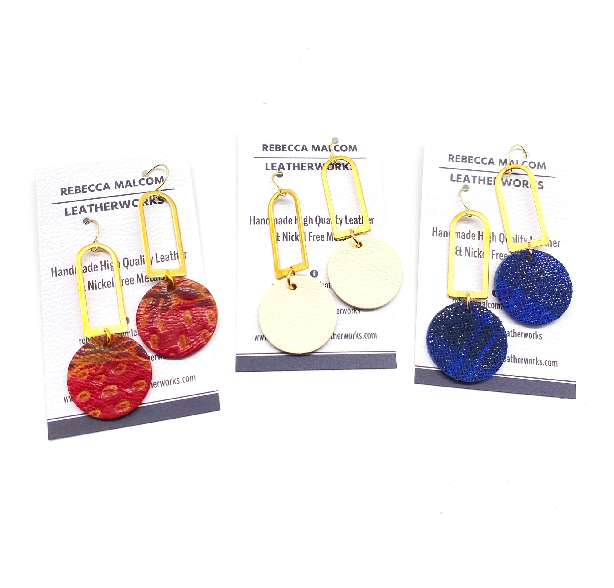 Frame-Med circle earrings
