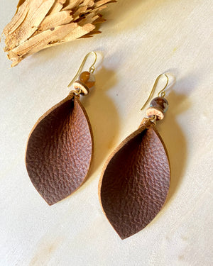 Layla Leaf Earrings