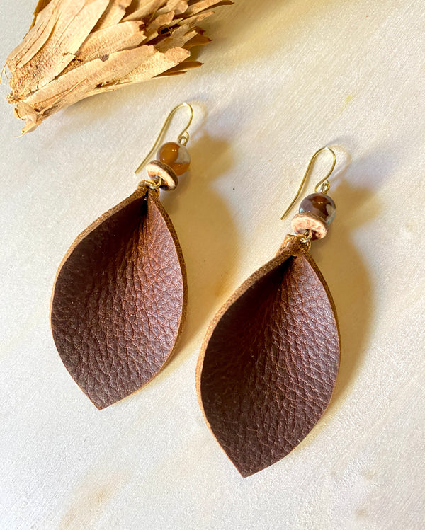 Layla Leaf Earrings