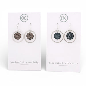 WHS Druzy Halo Earrings