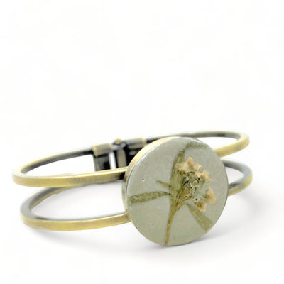 Vintage Concrete Flower Bracelet- I