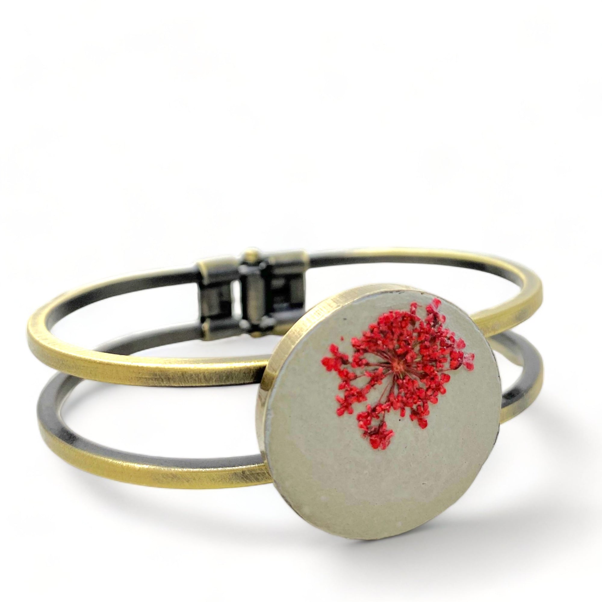 Vintage Concrete Flower Bracelet- II