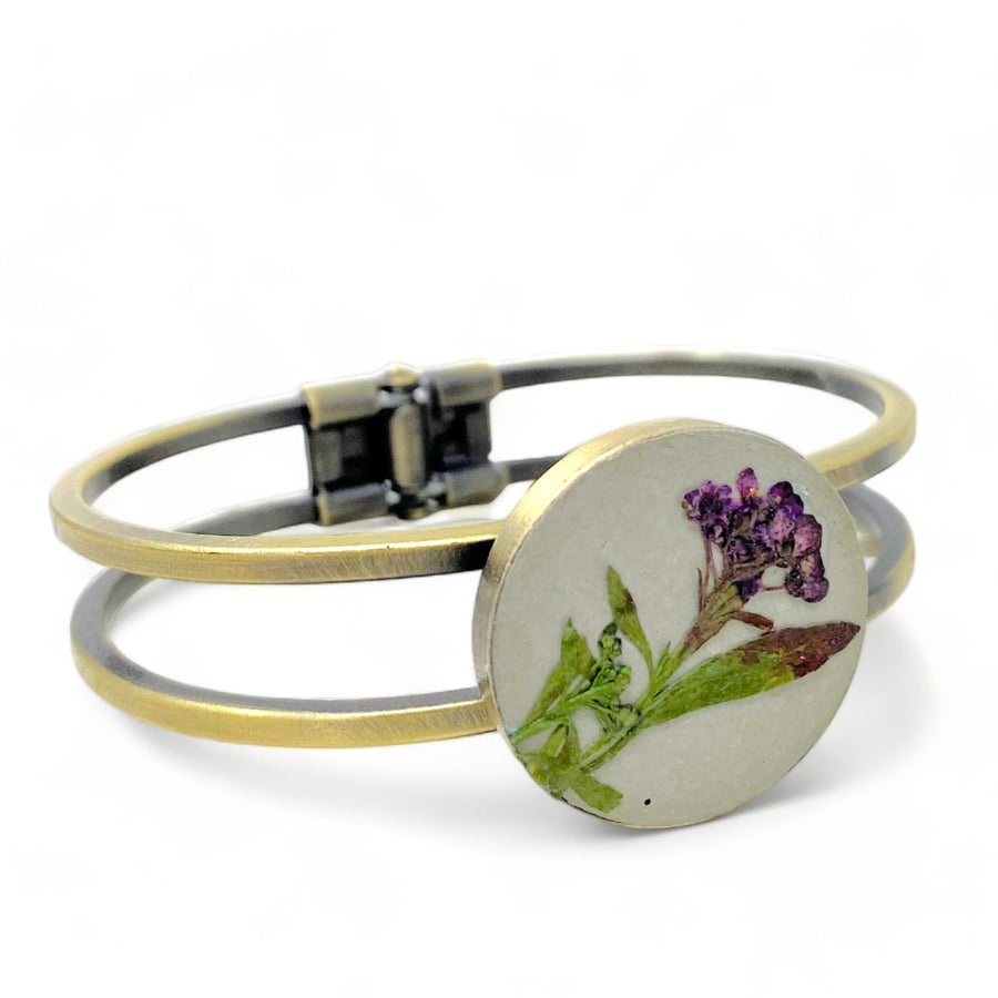 Vintage Concrete Flower Bracelet- III