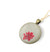 Concrete Botanical Necklace - Red Flower