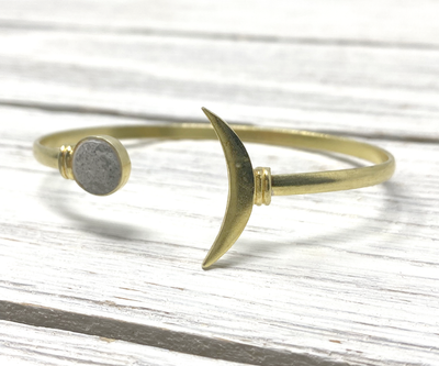 Concrete Moon Bracelet - I